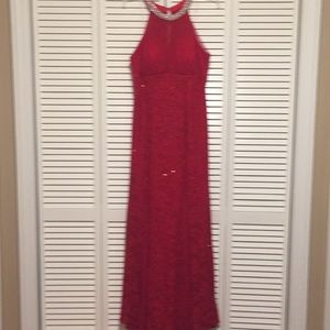 EUC Stunning Dark Red Formal Gown